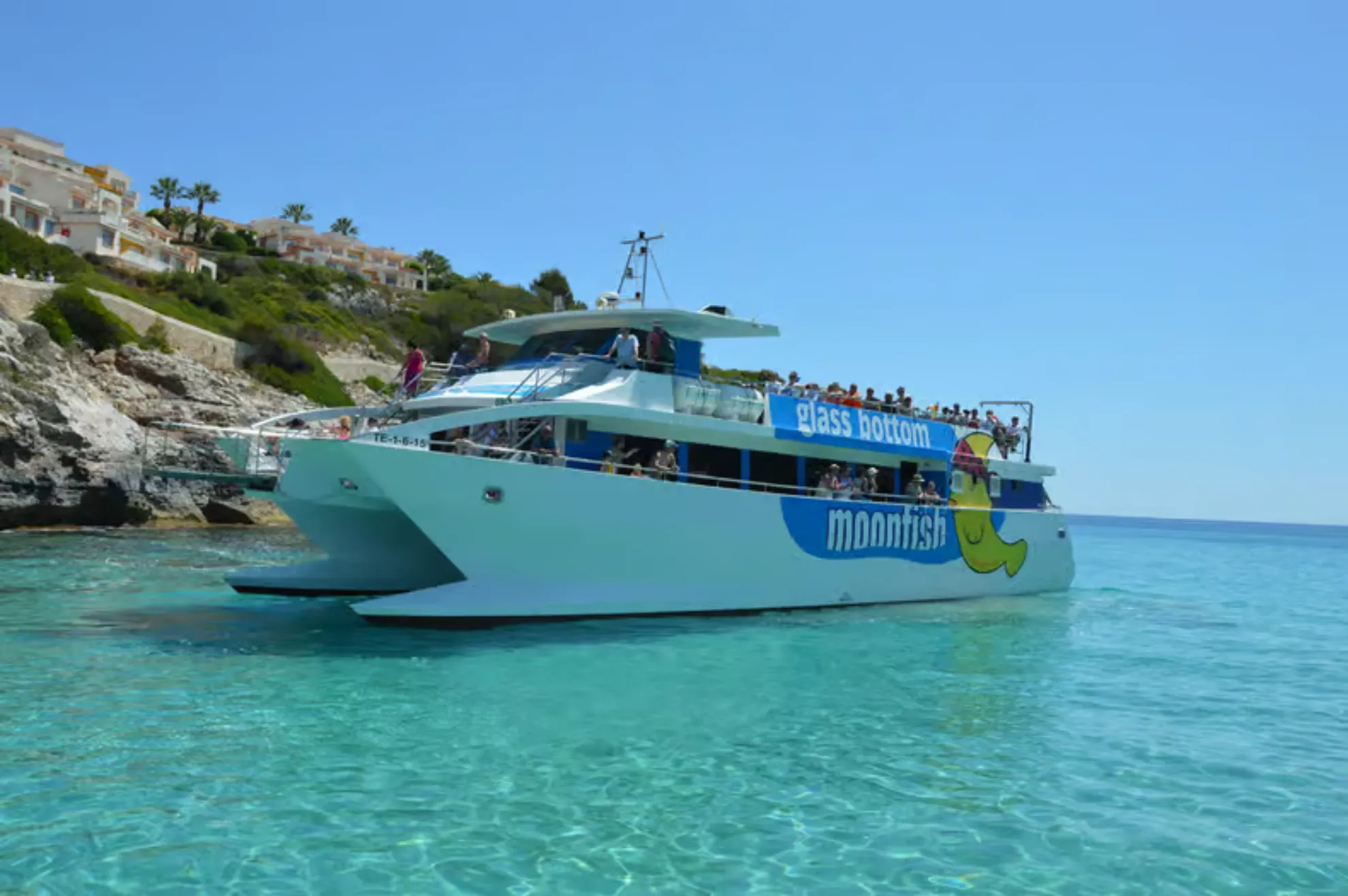 Catamaran sailing along the east coast