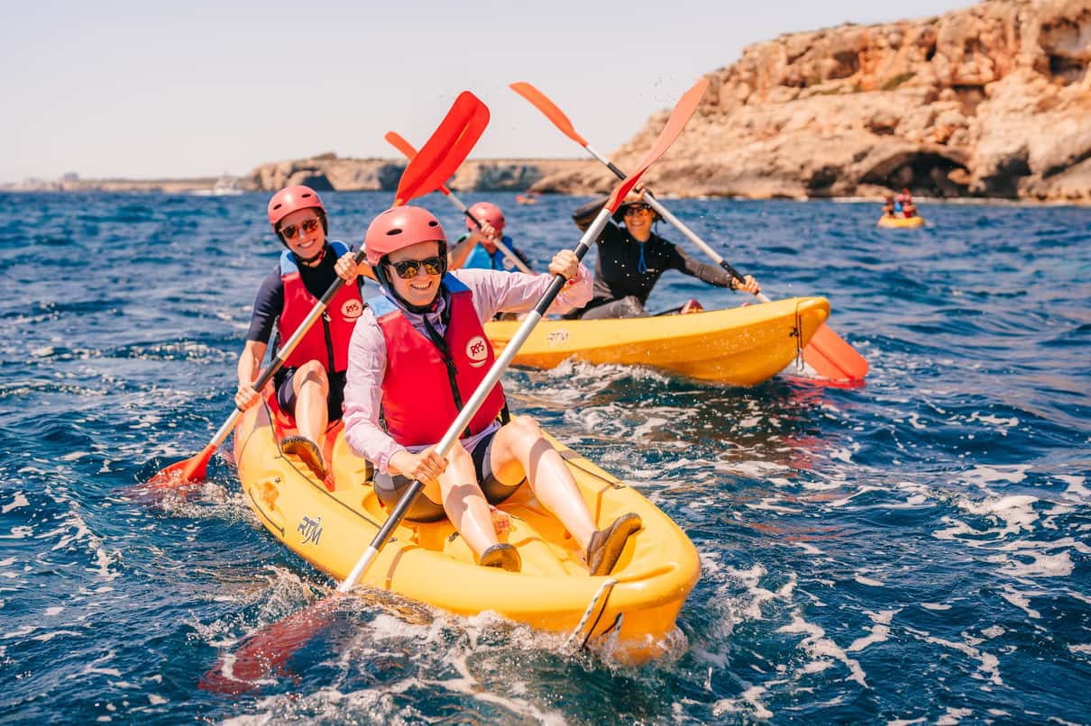 Snorkeling in the crystal-clear waters of the nature reserve